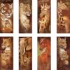 Diamond Painting 6 Soorten Dieren voorbeeldafbeelding van het volledige ontwerp