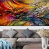 Diamond Painting Abstract XL voorbeeldafbeelding van het volledige ontwerp