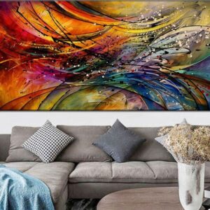 Diamond Painting Abstract XL voorbeeldafbeelding van het volledige ontwerp