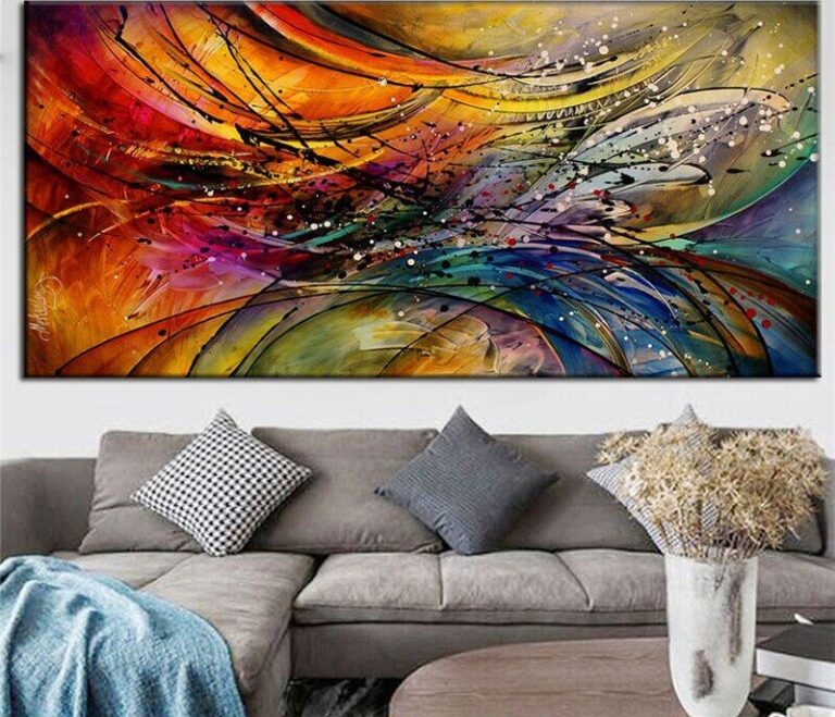 Diamond Painting Abstract XL voorbeeldafbeelding van het volledige ontwerp