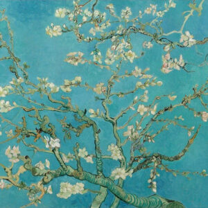 Diamond Painting Amandelbloesem van Vincent Gogh voorbeeldafbeelding van het volledige ontwerp
