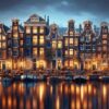 Diamond Painting Amsterdamse Amstel voorbeeldafbeelding van het volledige ontwerp