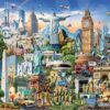 Diamond Painting Architectuur Groot Formaat voorbeeldafbeelding van het volledige ontwerp