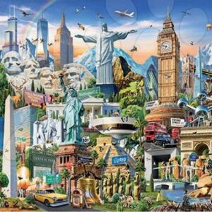 Diamond Painting Architectuur Groot Formaat voorbeeldafbeelding van het volledige ontwerp