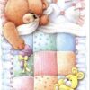 Diamond Painting Baby Beer voorbeeldafbeelding van het volledige ontwerp