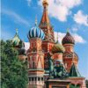 Diamond Painting Basiliuskathedraal Moskou voorbeeldafbeelding van het volledige ontwerp
