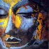 Diamond Painting Boeddha Blauw voorbeeldafbeelding van het volledige ontwerp