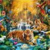 Diamond Painting Boeddha - Dieren voorbeeldafbeelding van het volledige ontwerp