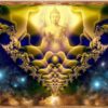 Diamond Painting Boeddha Schaduw voorbeeldafbeelding van het volledige ontwerp