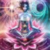 Diamond Painting Boeddha Vrouw voorbeeldafbeelding van het volledige ontwerp