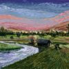Diamond Painting Boerderij Landschap HP Design voorbeeldafbeelding van het volledige ontwerp