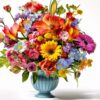 Diamond Painting Bos Bloemen voorbeeldafbeelding van het volledige ontwerp