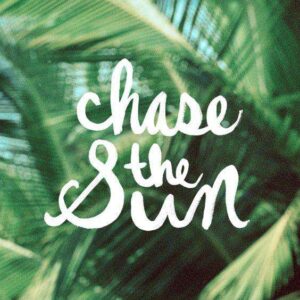 Diamond Painting Chase the Sun voorbeeldafbeelding van het volledige ontwerp