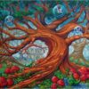 Diamond Painting De Magische Boom voorbeeldafbeelding van het volledige ontwerp