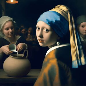 Diamond Painting De Meesterwerken voorbeeldafbeelding van het volledige ontwerp