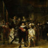 Diamond Painting De Nachtwacht voorbeeldafbeelding van het volledige ontwerp