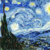 Diamond Painting De Sterrennacht Van Gogh schilderij voorbeeldafbeelding van het volledige ontwerp