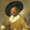 Diamond Painting De Vrolijke Drinker van Frans Hals voorbeeldafbeelding van het volledige ontwerp