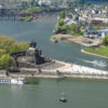 Diamond Painting Deutsches Eck, Koblenz voorbeeldafbeelding van het volledige ontwerp