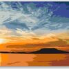 Diamond Painting Balaton voorbeeldafbeelding van het volledige ontwerp