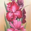 Diamond Painting Bloemen Bord voorbeeldafbeelding van het volledige ontwerp