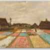 Diamond Painting Bollenvelden voorbeeldafbeelding van het volledige ontwerp