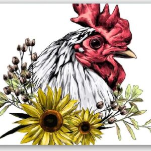 Diamond Painting Cockhead voorbeeldafbeelding van het volledige ontwerp