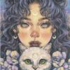 Diamond Painting De Katten Fee voorbeeldafbeelding van het volledige ontwerp