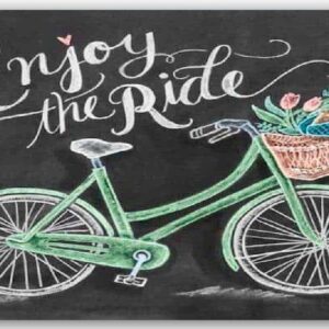 Diamond Painting Enjoy the Ride voorbeeldafbeelding van het volledige ontwerp