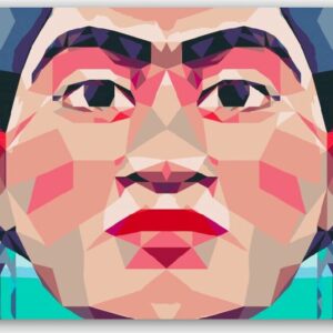 Diamond Painting Frida Kahlo voorbeeldafbeelding van het volledige ontwerp