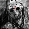 Diamond Painting Halloween voorbeeldafbeelding van het volledige ontwerp