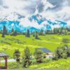 Diamond Painting Hoge Tatra voorbeeldafbeelding van het volledige ontwerp