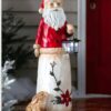Diamond Painting Kerstman standbeeldje voorbeeldafbeelding van het volledige ontwerp