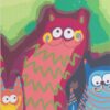 Diamond Painting Kittens voor kinderen voorbeeldafbeelding van het volledige ontwerp
