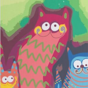 Diamond Painting Kittens voor kinderen voorbeeldafbeelding van het volledige ontwerp