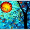 Diamond Painting Maanlicht dagdroom voorbeeldafbeelding van het volledige ontwerp