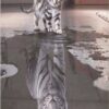 Diamond Painting Pakket Kitten naar tijger voorbeeldafbeelding van het volledige ontwerp