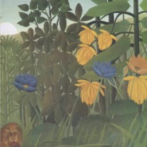 Diamond Painting Rest van de leeuw voorbeeldafbeelding van het volledige ontwerp