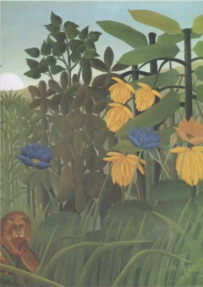 Diamond Painting Rest van de leeuw voorbeeldafbeelding van het volledige ontwerp