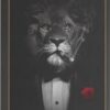 Diamond Painting Tijger in een pak – SEOS Shop voorbeeldafbeelding van het volledige ontwerp