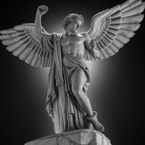 Diamond Painting Triomf van Samothrace: Vereeuwigde Beweging voorbeeldafbeelding van het volledige ontwerp