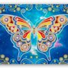Diamond Painting Vlinder Blauw voorbeeldafbeelding van het volledige ontwerp