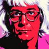 Diamond Painting Warhol: Pop Art Portret Schilderen voorbeeldafbeelding van het volledige ontwerp