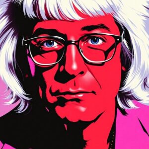 Diamond Painting Warhol: Pop Art Portret Schilderen voorbeeldafbeelding van het volledige ontwerp
