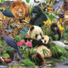 Diamond Painting Dieren Wereld voorbeeldafbeelding van het volledige ontwerp