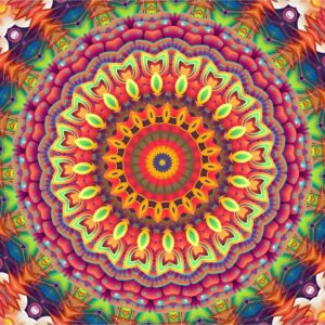Diamond Painting Droomwereld voorbeeldafbeelding van het volledige ontwerp