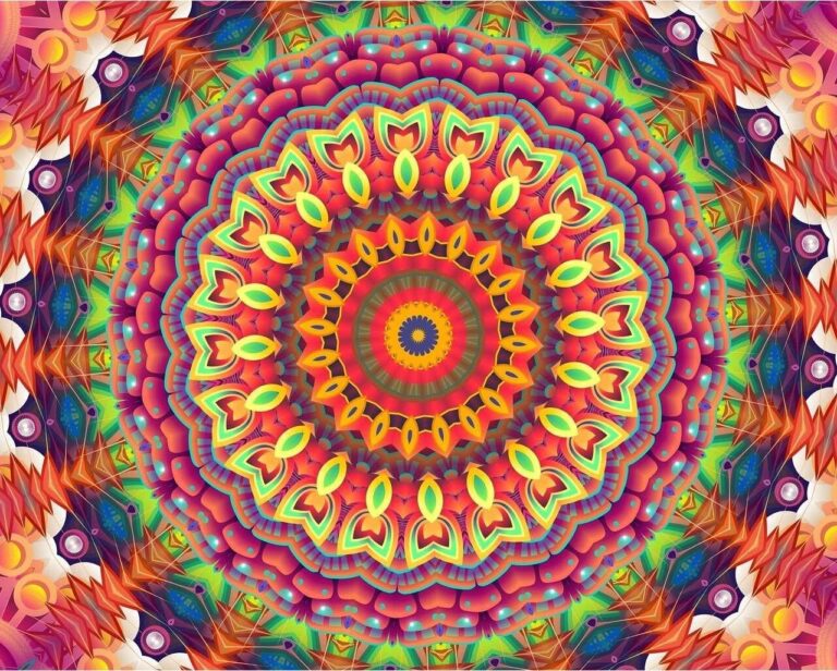 Diamond Painting Droomwereld voorbeeldafbeelding van het volledige ontwerp