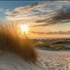 Diamond Painting Duinen - Zonsondergang voorbeeldafbeelding van het volledige ontwerp