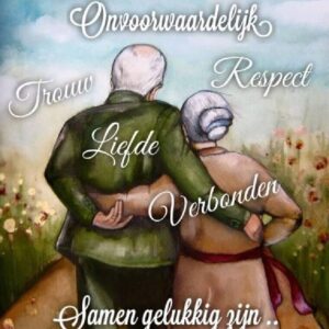 Diamond Painting Echte Liefde Is voorbeeldafbeelding van het volledige ontwerp