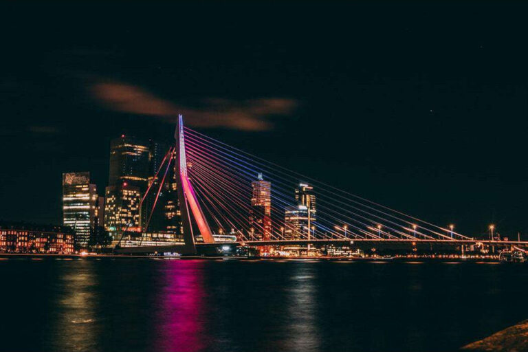 Diamond Painting Erasmus Rotterdam voorbeeldafbeelding van het volledige ontwerp